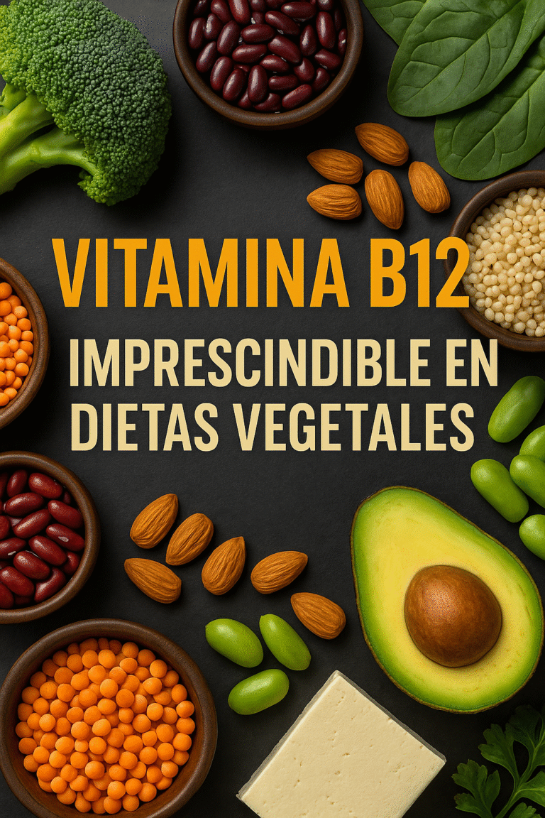 Vitamina B12: imprescindible en dietas vegetales