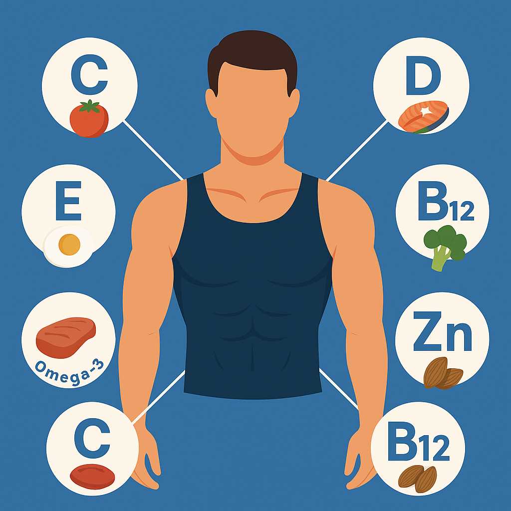 Nutrientes clave para la salud masculina