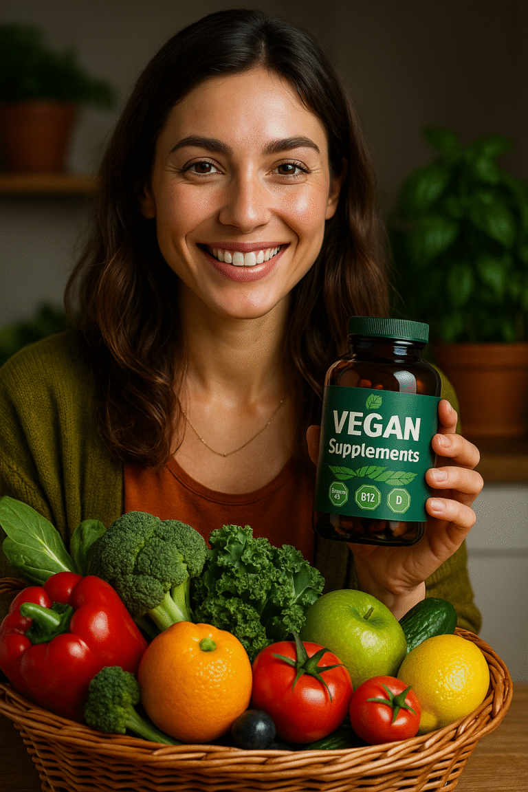 Suplementos esenciales para veganos