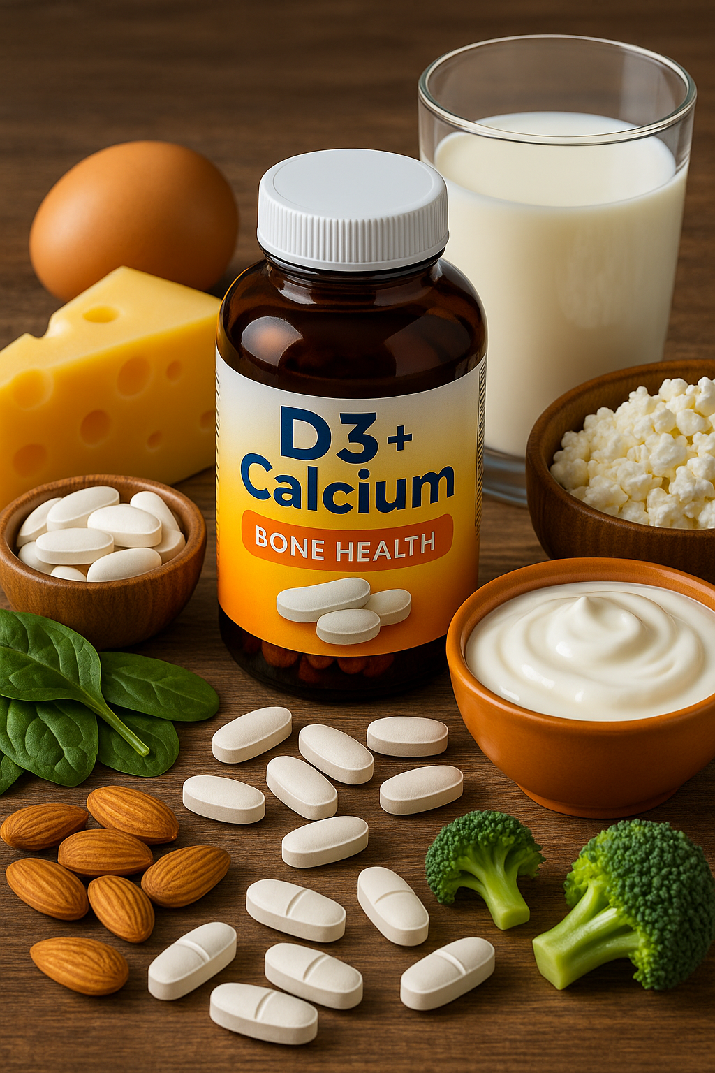 Vitamina D, calcio y salud ósea en la vejez
