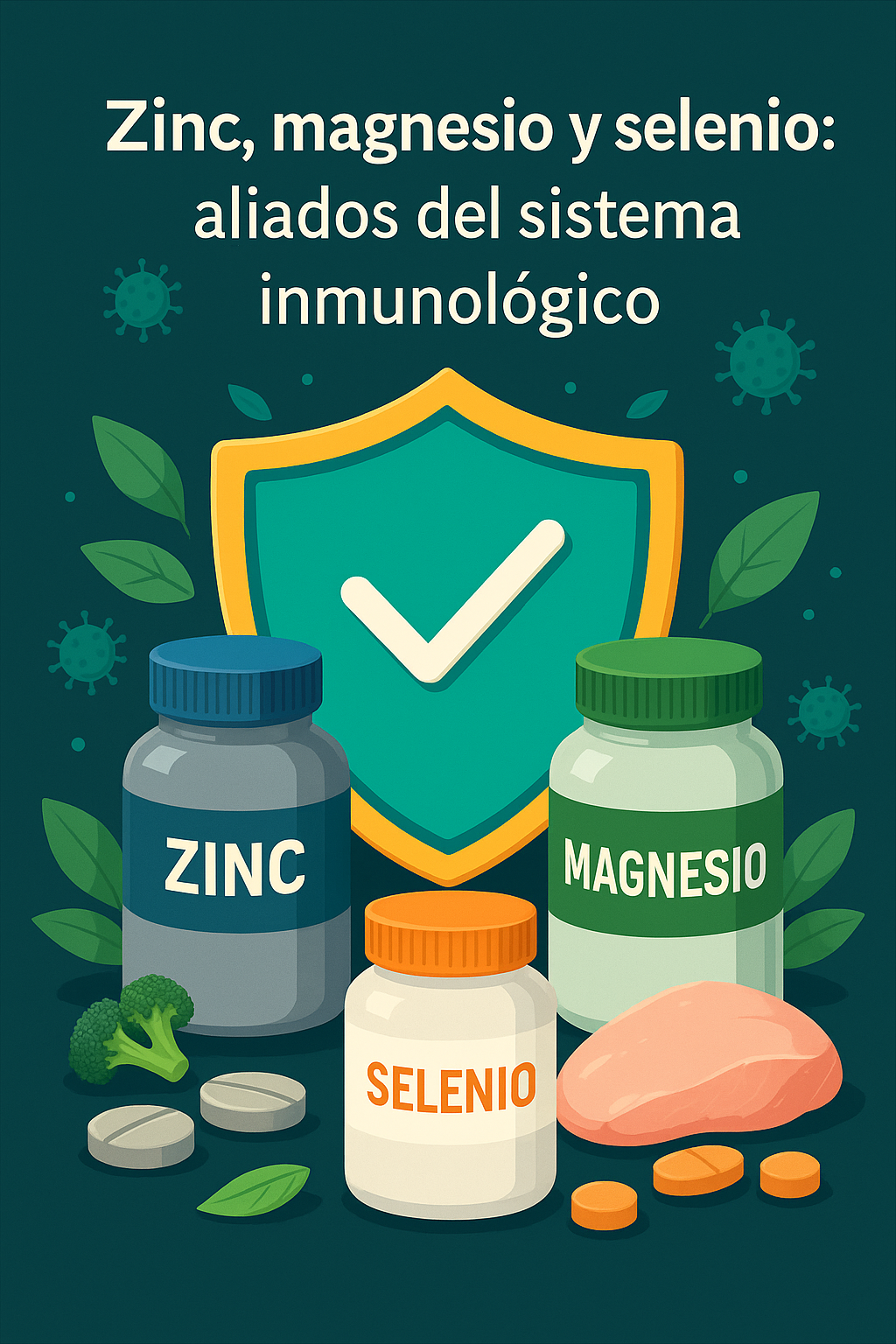 Zinc, magnesio y selenio: aliados del sistema inmunológico